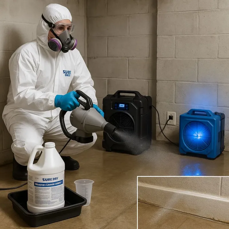Sanitization and Odor Removal process in Uncasville, CT