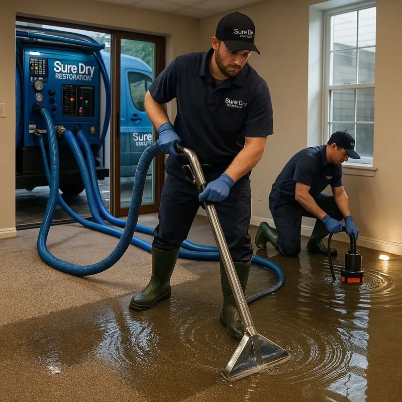 Water Extraction and Removal process in Uncasville, CT